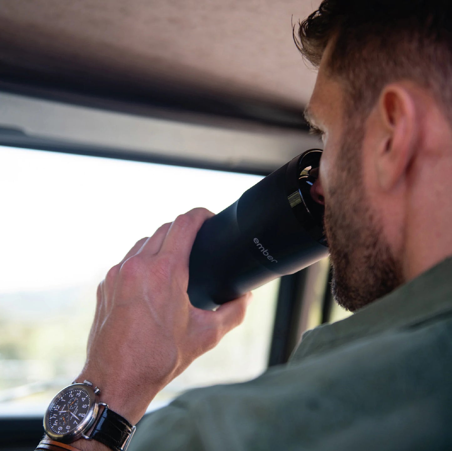 Ember Travel Mug 2+ 12 oz Temperature Control Smart Travel Mug Black (with Apple Find My)