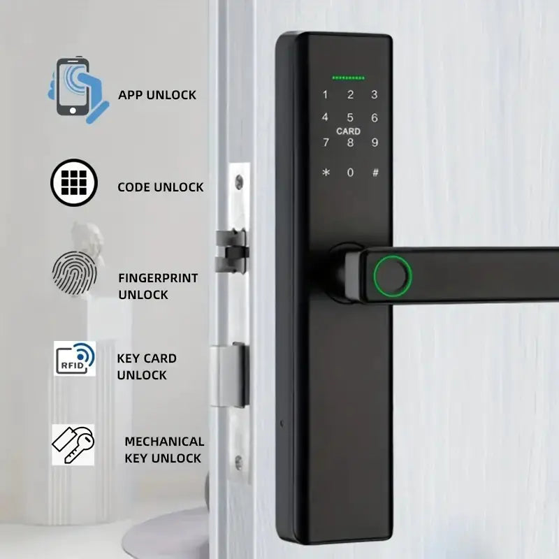 Smart Fingerprint Password Lock for Wooden Doors
