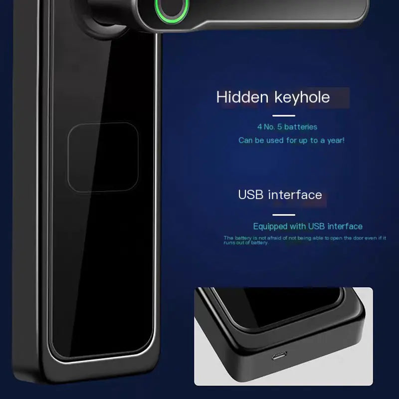 WiFi Enabled Fingerprint Door Lock for Apartments