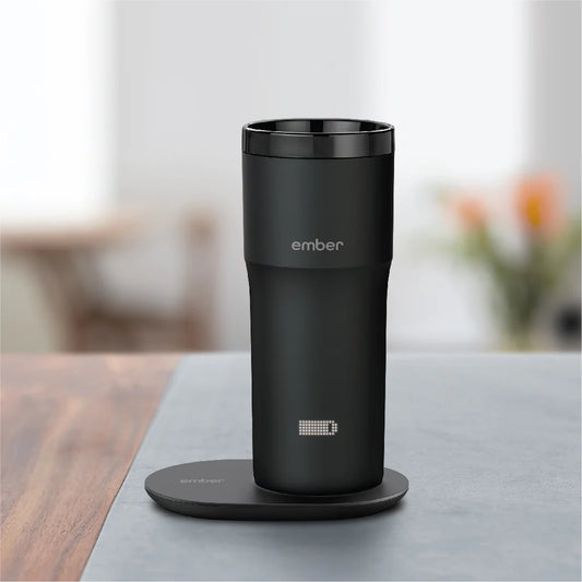 Ember Travel Mug 2+ 12 oz Temperature Control Smart Travel Mug Black (with Apple Find My)