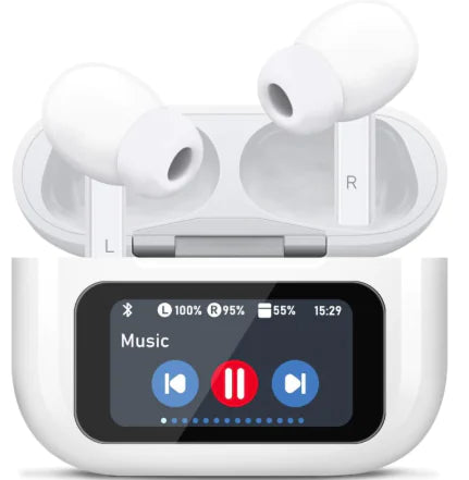 Wireless Bluetooth ANC Earbuds with Touch Screen